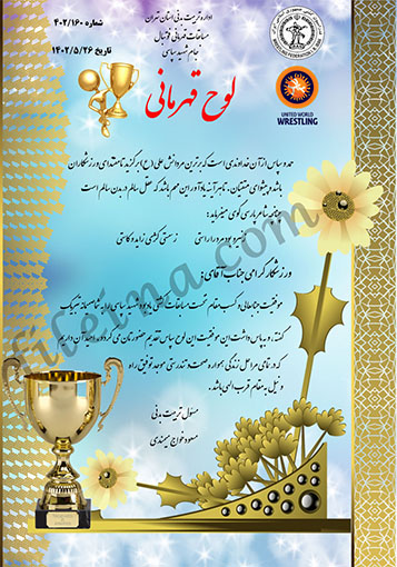 سری جدید لوح تقدیر لایه باز و خام کشتی